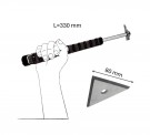 Trekantskrape Anza 330 mm thumbnail