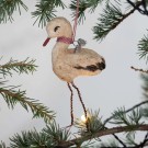 Håndlaget stork av bomull og papir thumbnail