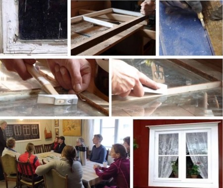 Kurs i vindusrestaurering