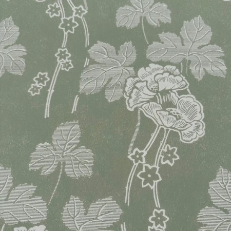 Hullebo grønn papirtapet