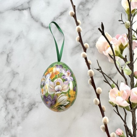 Påskeegg av metall - mini grønt