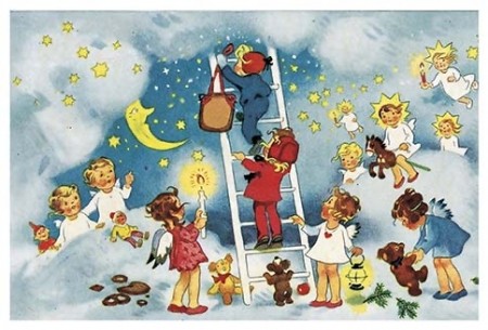 Adventskalenderkort - Himmelstigen