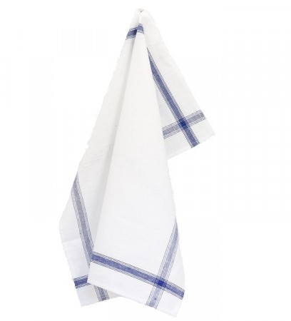 Glasshåndkle av 100 % lin - blått