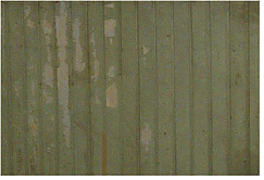 Linoljemalt vegg grønn