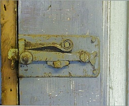 Åpen låsekasse tidlig 1800 tallet