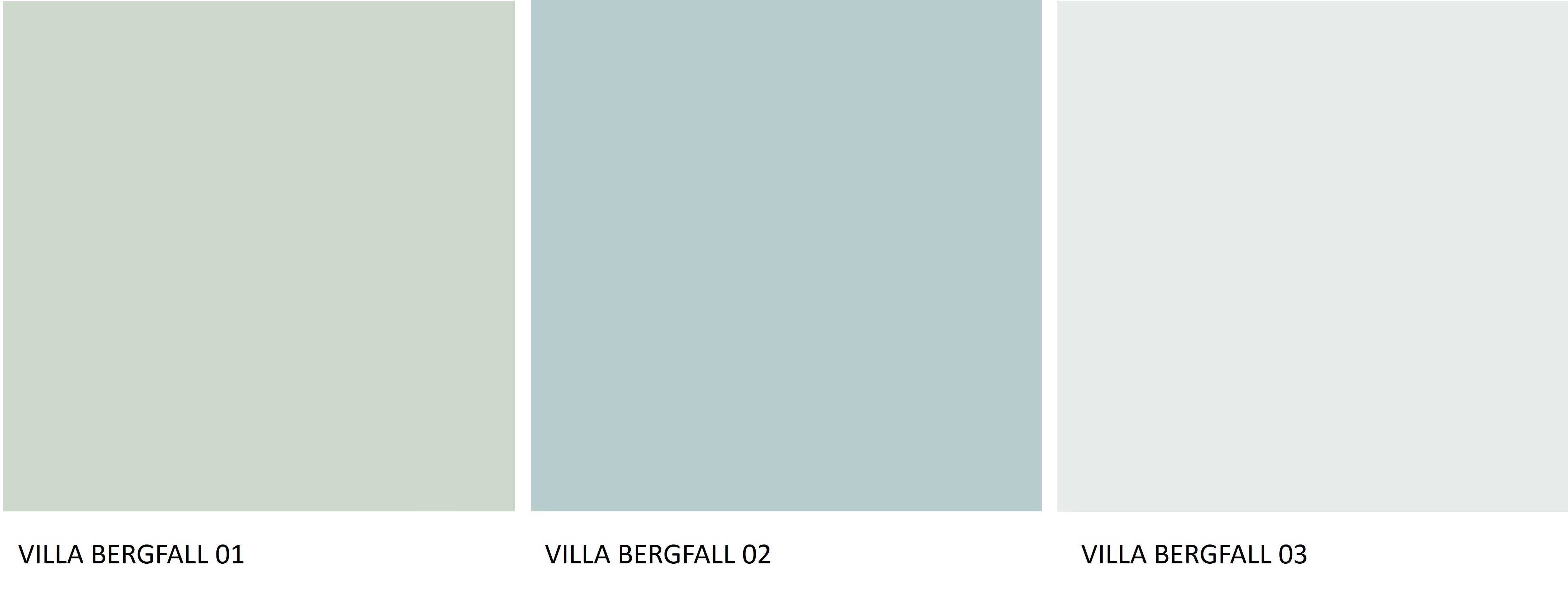 Villa Bergfall historisk fargekart 1-3