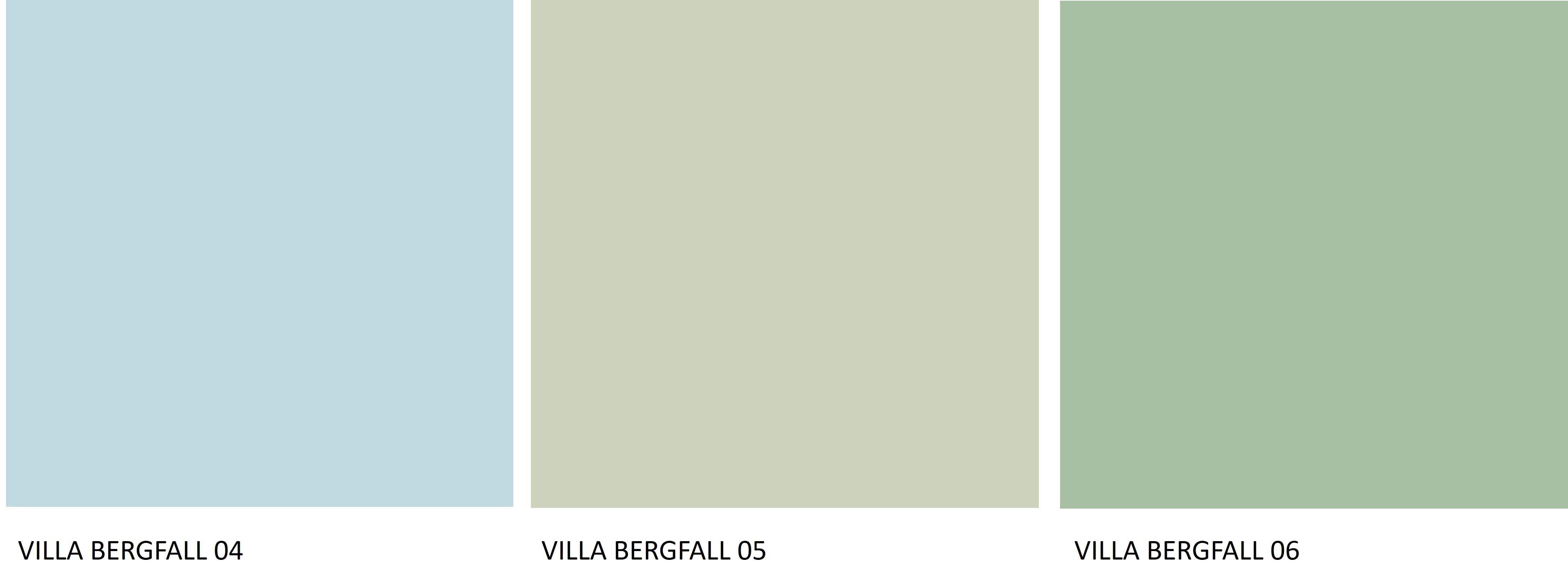 Villa Bergfall historisk fargekart 4-6